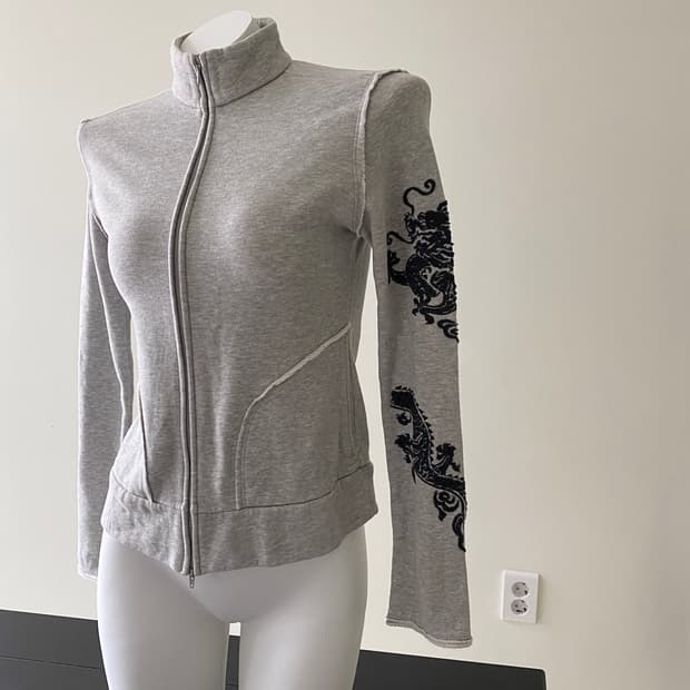 비비안탐 드래곤 자수 집업