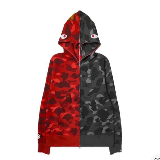 베이프 세퍼레이트 검빨 M 사이즈 삽니다