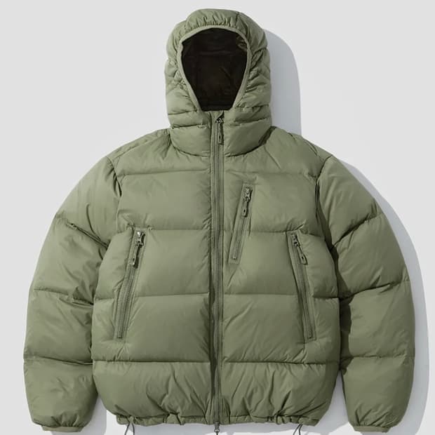 Mountain down parka_ olive green
