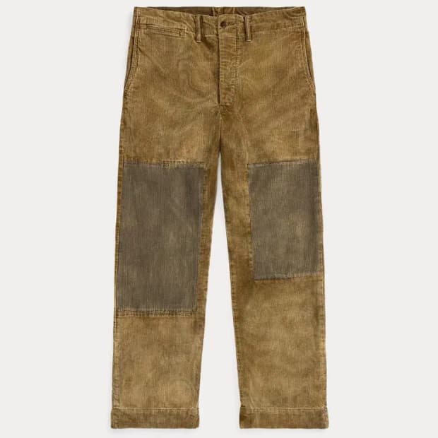 rrl 더블알엘 리페어 코듀로이 필드 팬츠