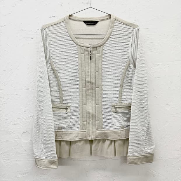 nuovo x nuovo 핀턱 매쉬 자켓