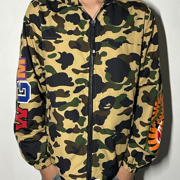 A BATHING APE Shark Camo Jacket