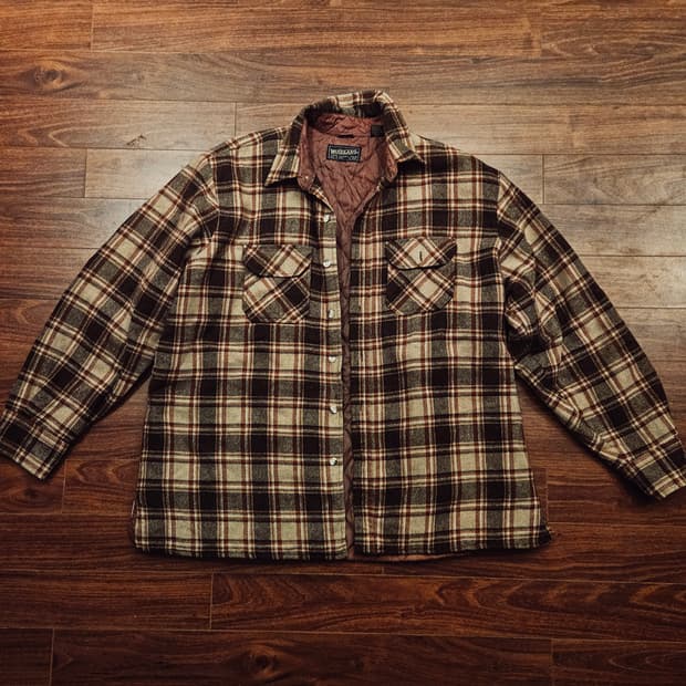 워크 체크 셔츠 xl