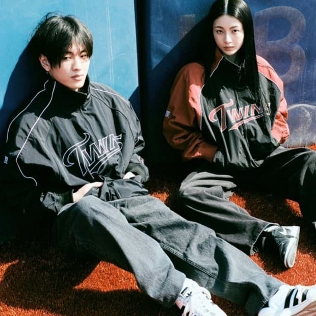 [2XL]엘지트윈스 x 빠더너스 더그아웃 자켓 블랙 버전1