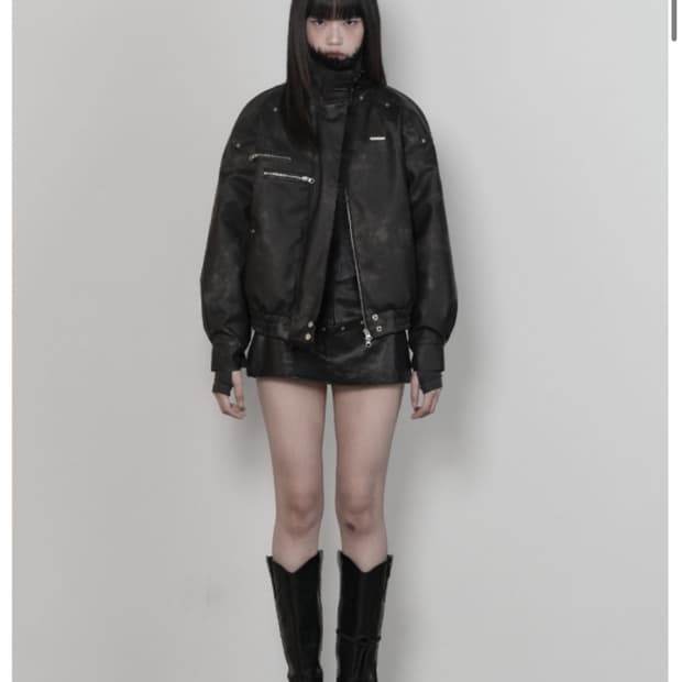 에트오소메 무스탕 퍼 점퍼