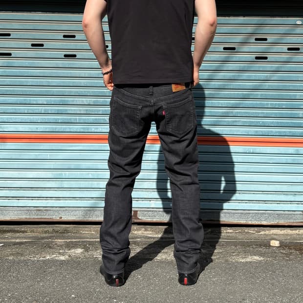 리바이스 511 블랙 데님 팬츠 