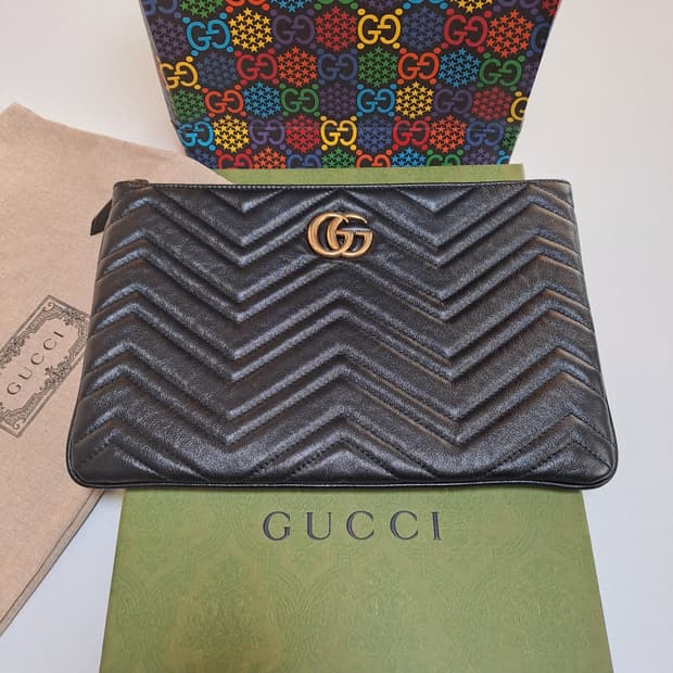 [100%/정품] 구찌 마몽 마틀라쎄 클러치, 구찌클러치,구찌파우치