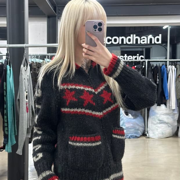 히스테릭 글래머 니트 코위찬