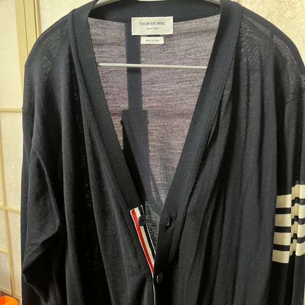 톰브라운 네이비가디건 5사이즈