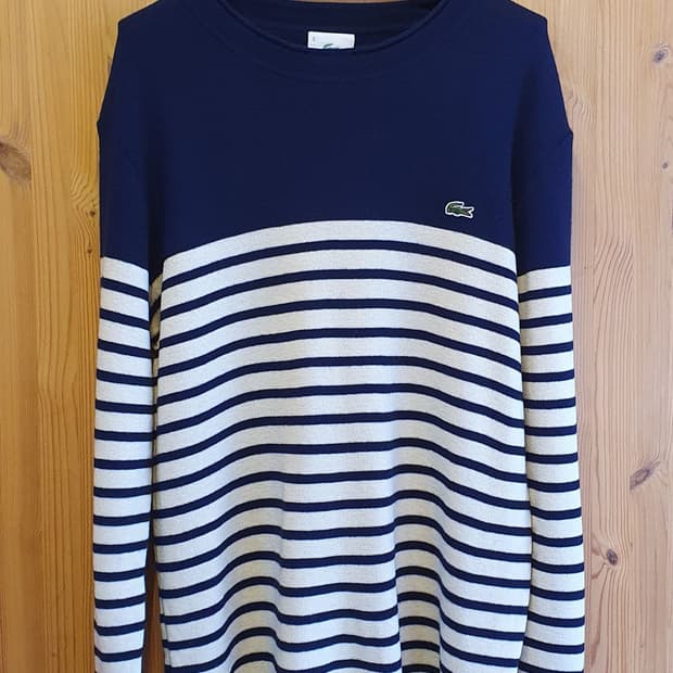 100.라코스테 라운드 니트