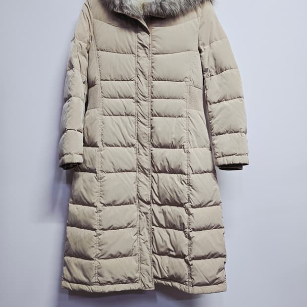 LBL 사가폭스퍼 롱패딩 베이지