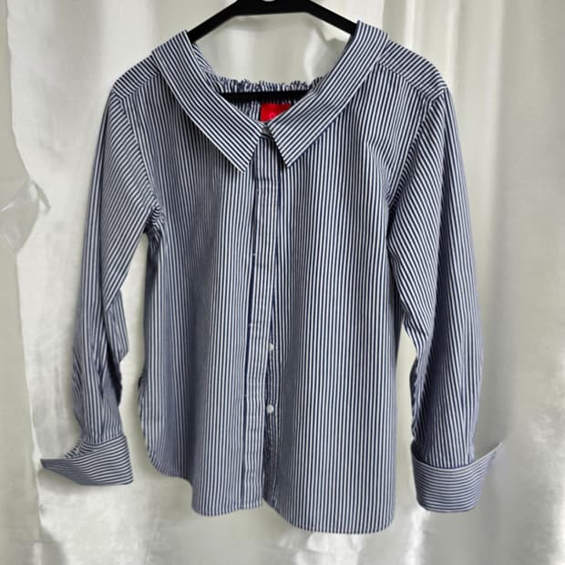 럭키슈에뜨 스트라이프 긴팔 셔츠 (1604)