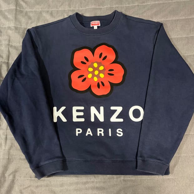 정품)겐조 KENZO 니고 플라워 맨투맨 s