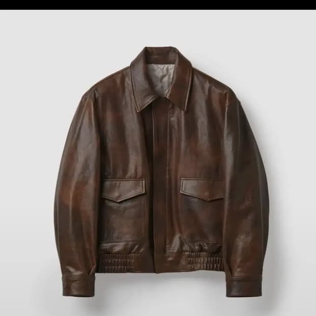 쿠어 베지터블 레더 브라운 A-2 L