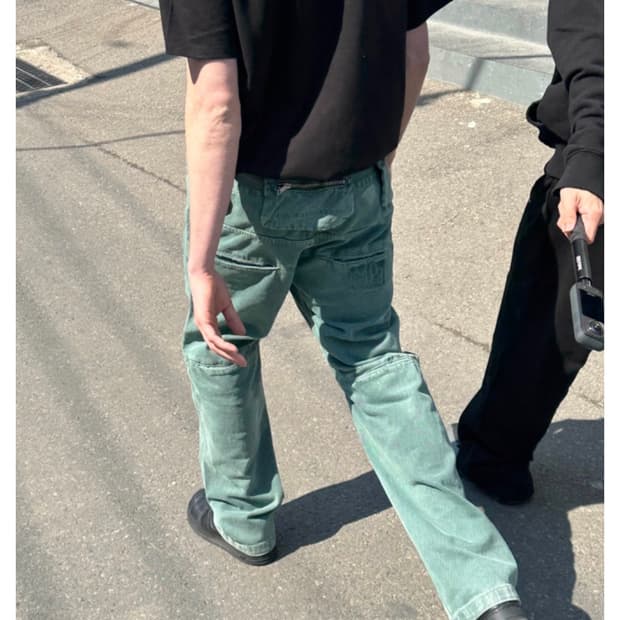플라스틱프로덕트 mpa bag pants L 에메랄드
