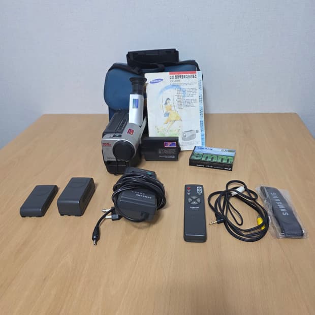 삼성 8mm 마이캠 캠코더 SV-L6000 + 구성품 일괄