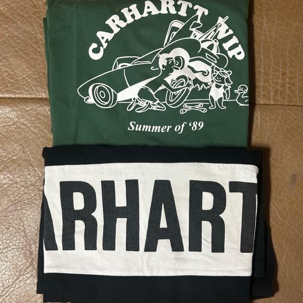 칼하트wip 빈티지 티셔츠 일괄 판매 black-XL / green-XX
