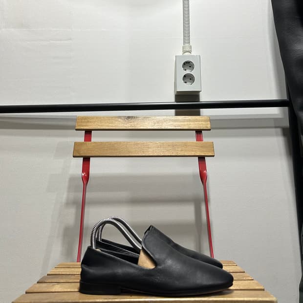 36) COS 코스 로퍼 여성 여자 구두 모카신 레더 블랙