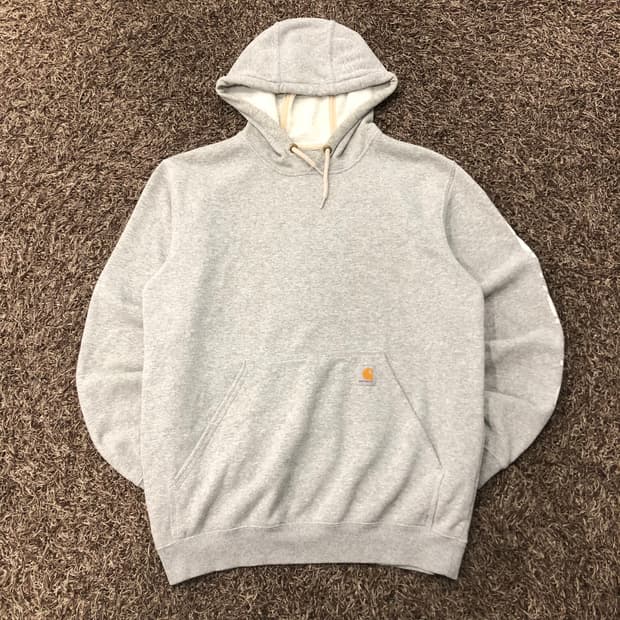 칼하트 레터링 로고 후드티