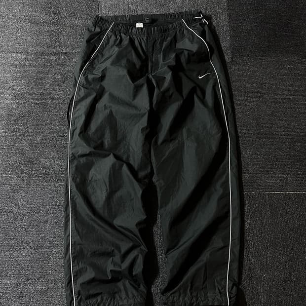 나이키 Clima-FIT 화이트 파이핑 윈드브레이커 팬츠 