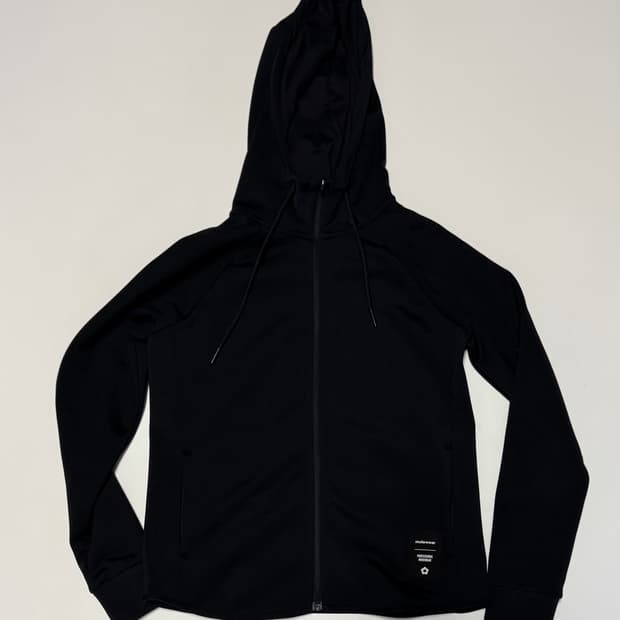 여성 뮬라웨어 기능성 트레이닝 후드집업 S 블랙