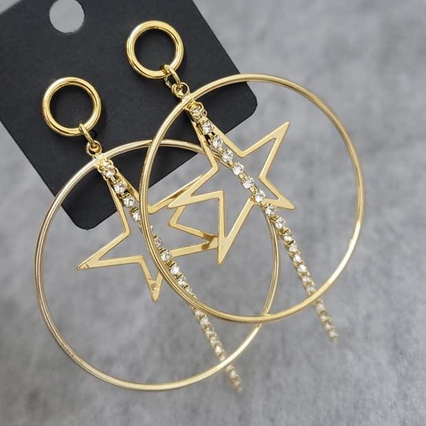 star earrings