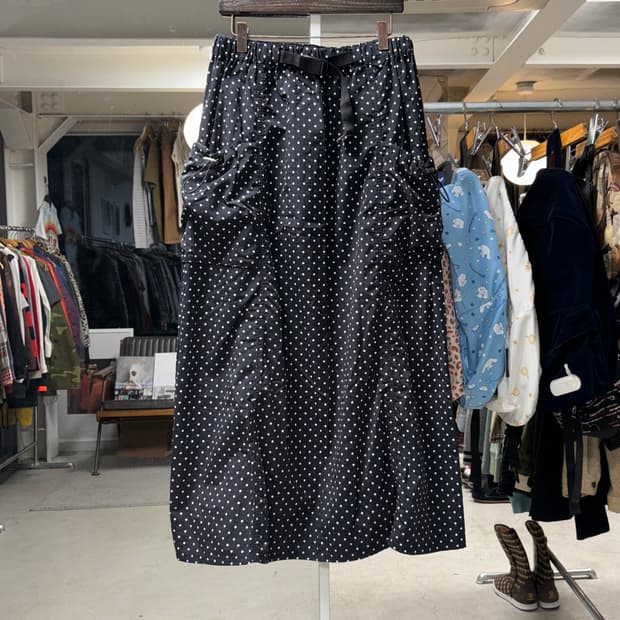 Frapbois niko and 도트 나일론 롱스커트