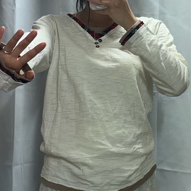 모리 레이어드 롱슬리브