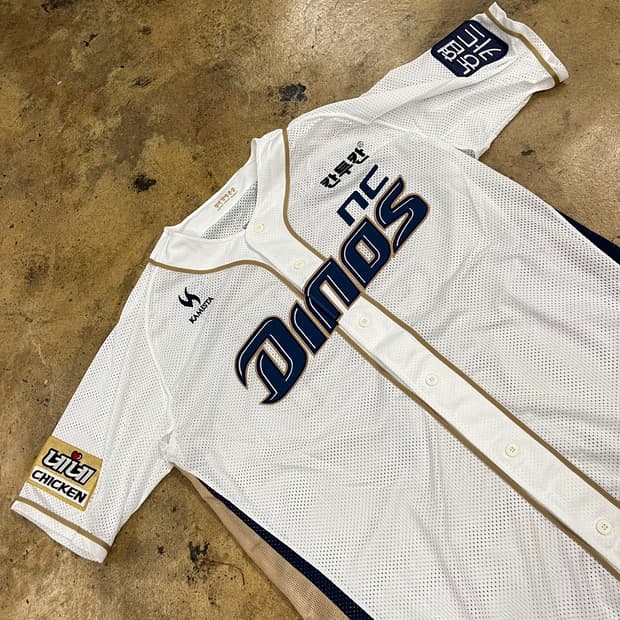 [정품/3XL] NC 다이노스의 어센틱 홈 유니폼 b10