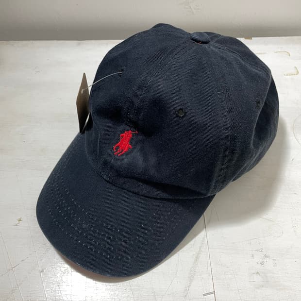 폴로랄프로렌 레더 스트랩 캡