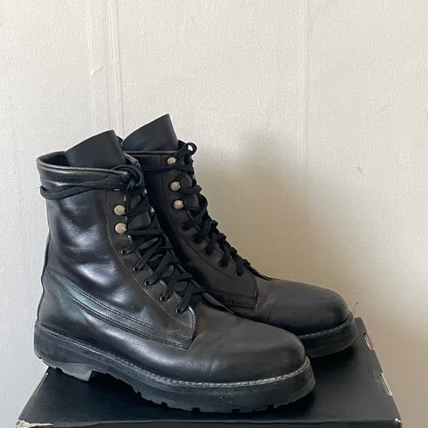 빈티지 밀리터리 컴뱃 부츠 265