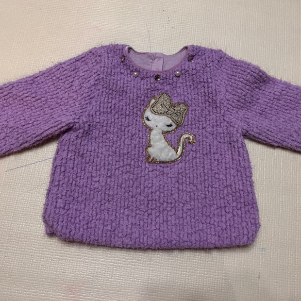 프렌치캣 키즈 뽀글이 상의 120