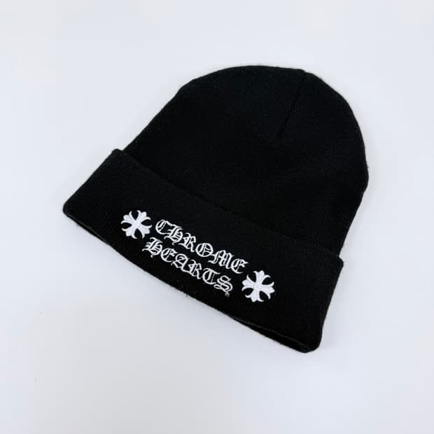 [S+급/OS] 크롬하츠 로고 비니 블랙