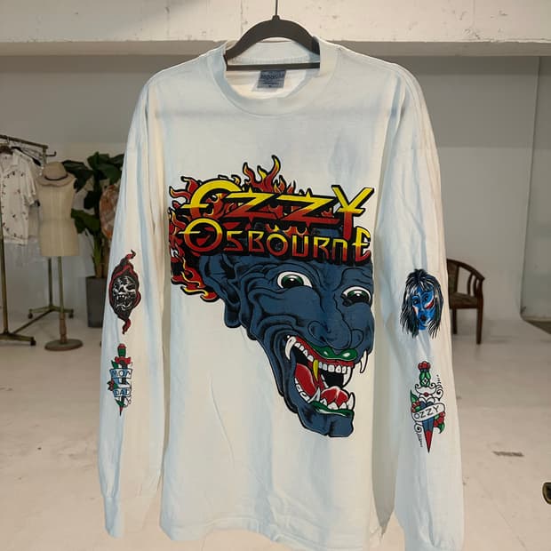 빈티지 밴드티 락티 브로쿰