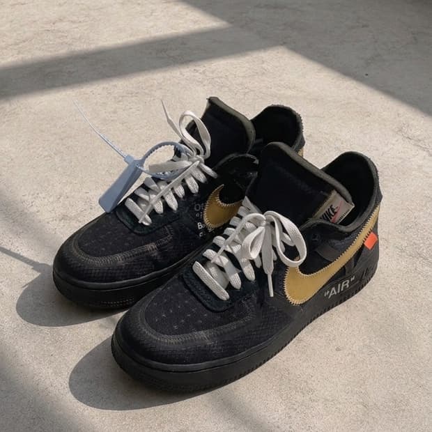Nike x Off-white Air Force 1 Low Black W