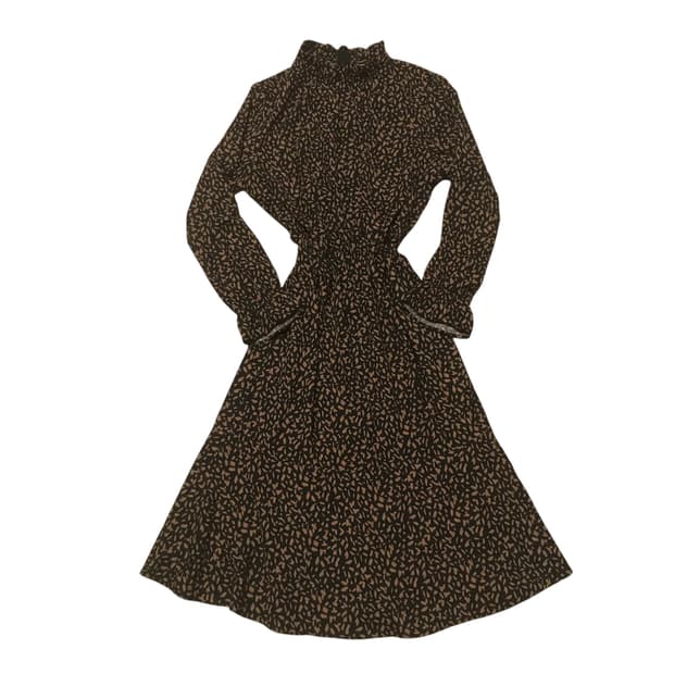 vintage pattern long 원피스