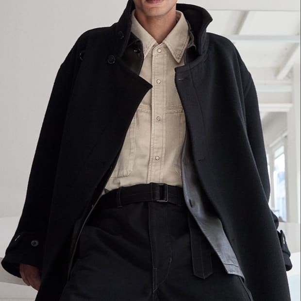 르메르 스냅셔츠