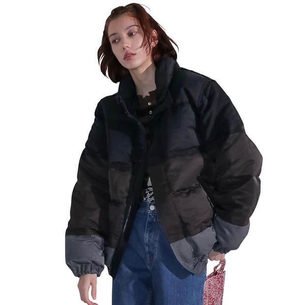 [F]퍼버즈 25fw 스탭 다운 패딩/블랙