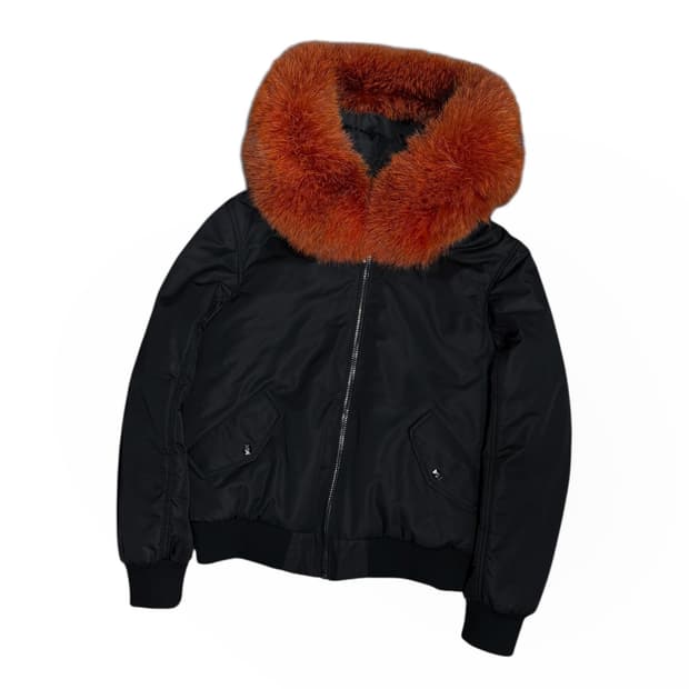 Philipp Plein 필립플레인 폭스 퍼 봄버 자켓