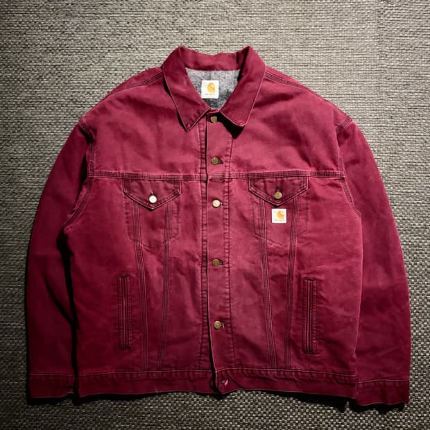 80‘s 칼하트 트러커 루비 JB181 RBY XL USA 🇺🇸