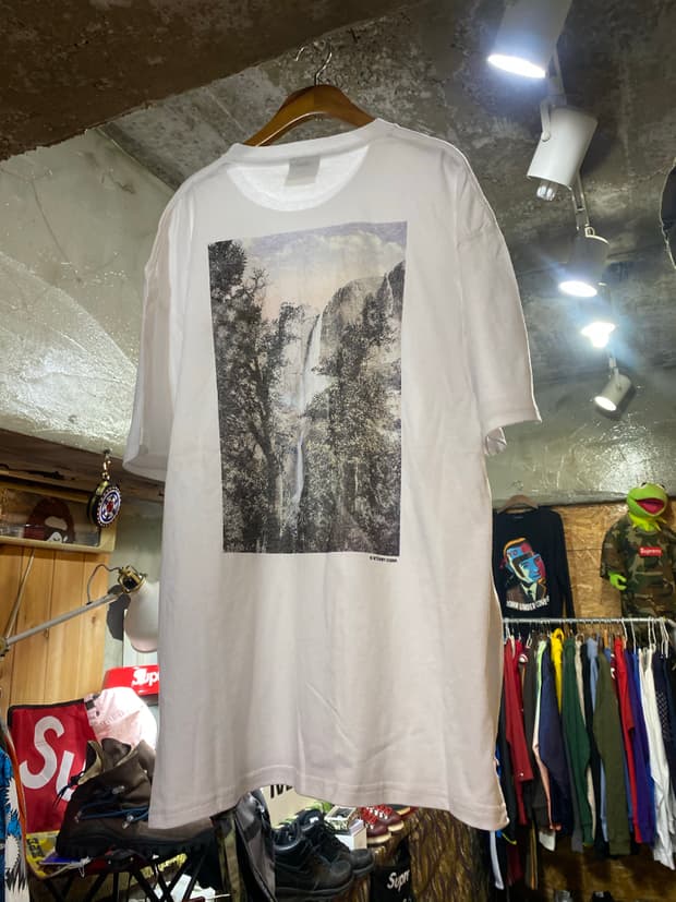 stussy 스투시 폭포수 프린팅 티셔츠 XL