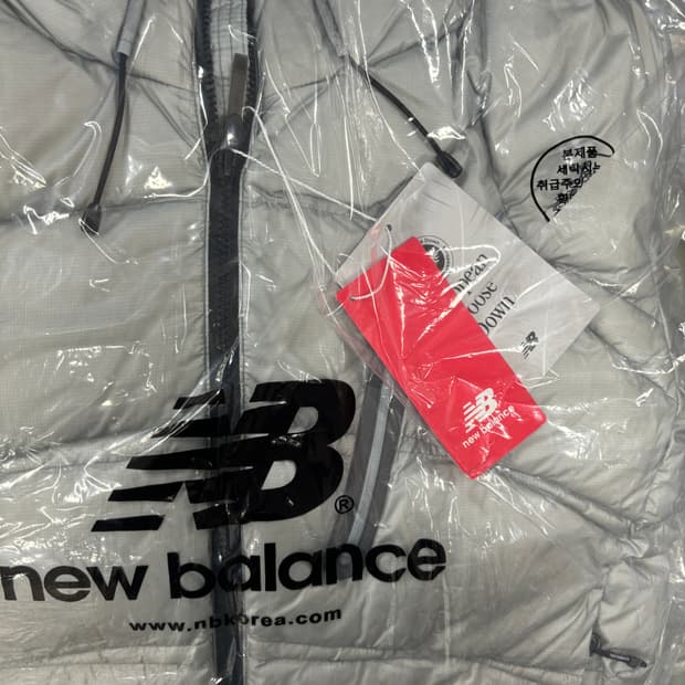 S 뉴발란스 플라잉77 슈퍼라이트 헤비 구스다운 라이트 그레이 판매