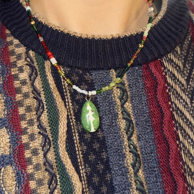 크리스마스 에디션 트리목걸이(온기only one)