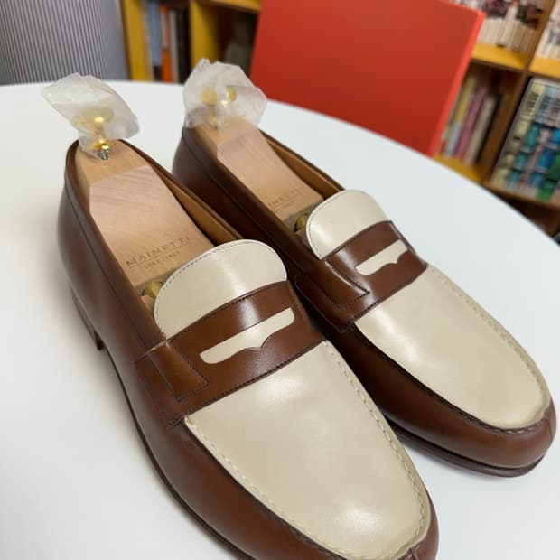 Jm weston 180 8d brown/ivory 웨스통 훼스통