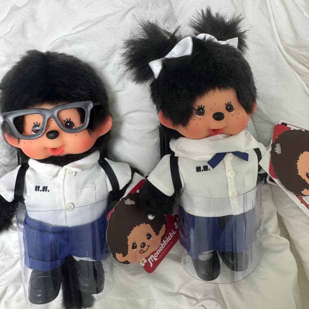 정품새상품-태국한정 몬치치 교복남녀 일괄세트