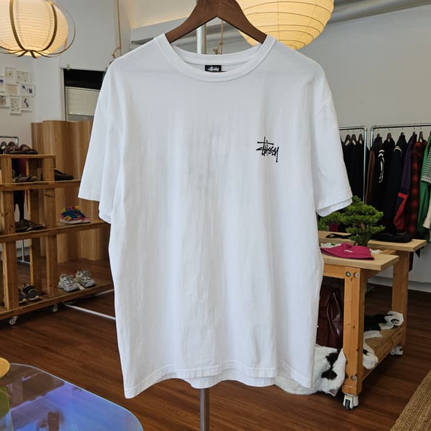 스투시 베이직 로고 티셔츠