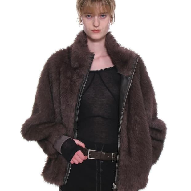 파르티멘토 우먼 퍼 자켓