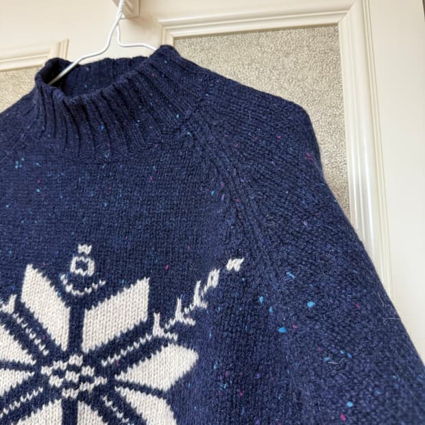 에디바우어 눈꽃 니트