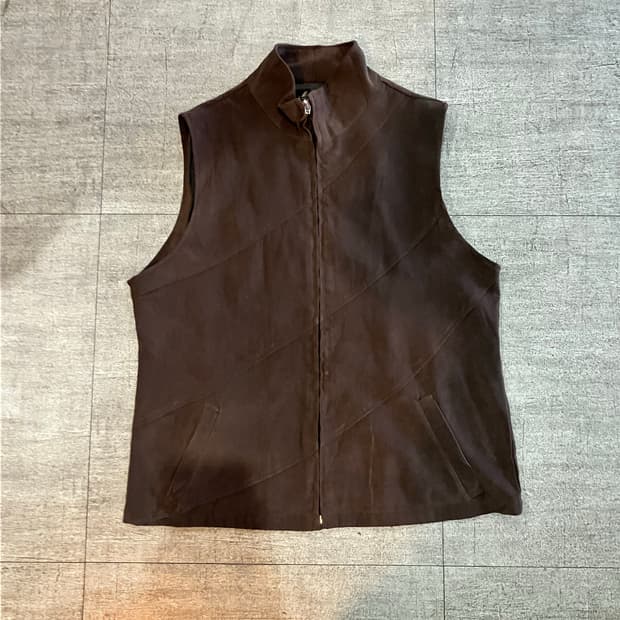 일본빈티지 Mare 올드스쿨아메카지 긱시크보헤미안 베스트조끼