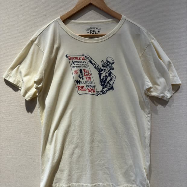 더블알엘  'America's Workwear' 그래픽 티셔츠